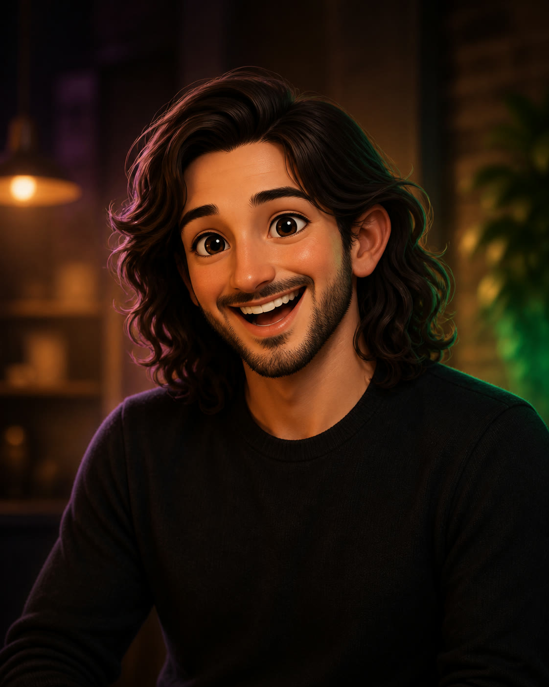 Temporary illustrated portrait of Nicolò Longobardo